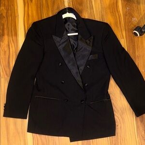 Giorgio capelli Classic Black Double-Breasted Men's Blazer